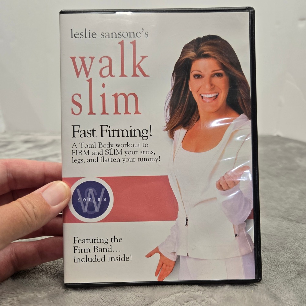 Leslie Sansone Walk Slim Fast Firming DVD Walk at Home Fitness Workout 2006